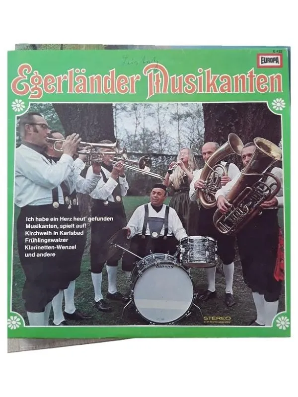Egerländer Musikanten - Vinyl LP Europa Stereo Blasmusik Volksmusik 1