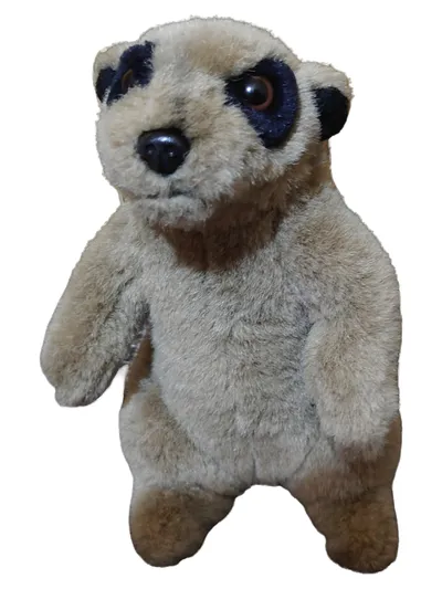 LEOSCO Erdmännchen Kuscheltier Stofftier Braun 20cm Plüschtier Tierfigur