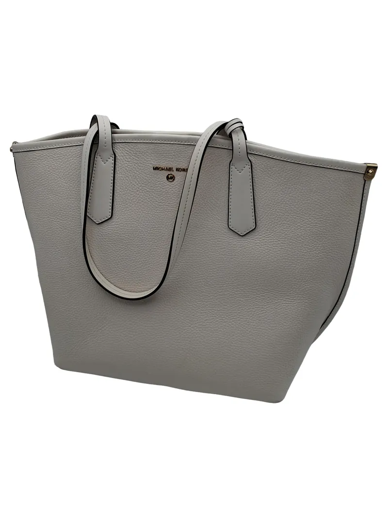 Michael Kors Damen Henkeltasche Tote Bag Leder Grau Elegant 1