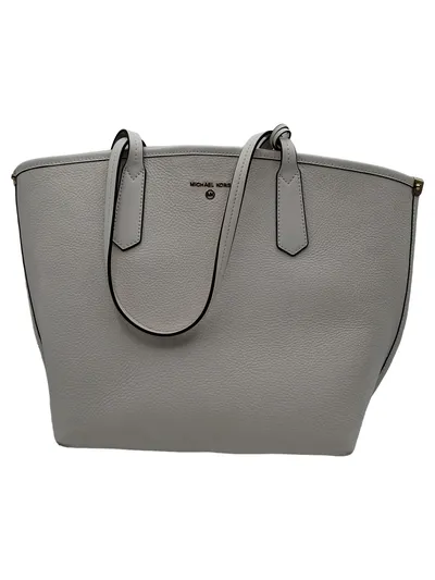 Michael Kors Damen Henkeltasche Tote Bag Leder Grau Elegant