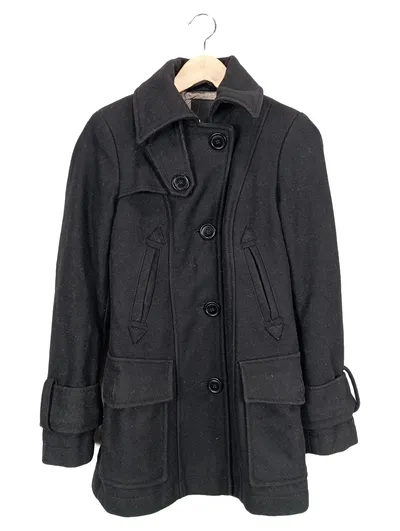 CINQUE Damen Klassischer Mantel Schwarz Einheitsgröße Wolle Elegant