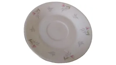 China Pearl Unterteller Weiß Porzellan Klassisch Blumenmuster Tina