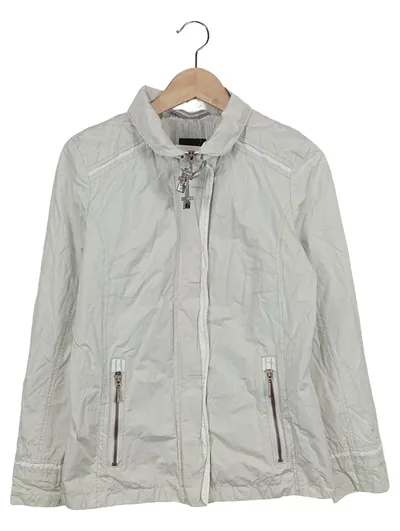GIL BRET Leichte Jacke Damen Grau Elegant Klassisch Gr. 36/S