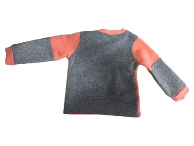 Orsolino Baby Mädchen Langarmshirt Biene Rosa Grau Gr. 80 9-12 Monate