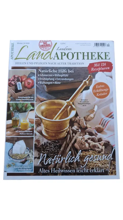 Landidee LandAPOTHEKE Zeitschrift 124 Rezepte Naturheilmittel Winter 4-2020