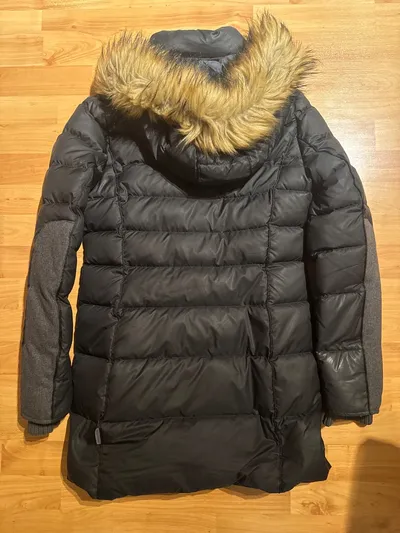 Marc O'Polo Damen Steppjacke Daunen Winterjacke Kapuze Gr. 36 Schwarz