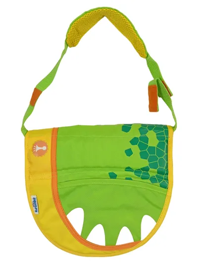 TRUNKI Kinder Umhängetasche Mehrfarbig Monster Design Farbenfroh 25x22cm