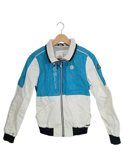 Gaastra Herren Leichte Jacke Gr. M Blau Weiß Maritim Segeljacke