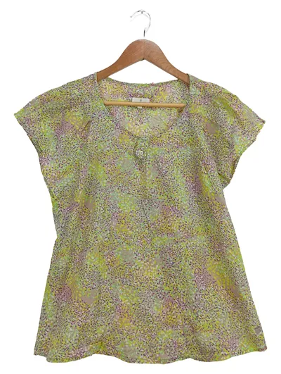 Basefield Damen Bluse S Mehrfarbig Kurzarm Casual Oberteil