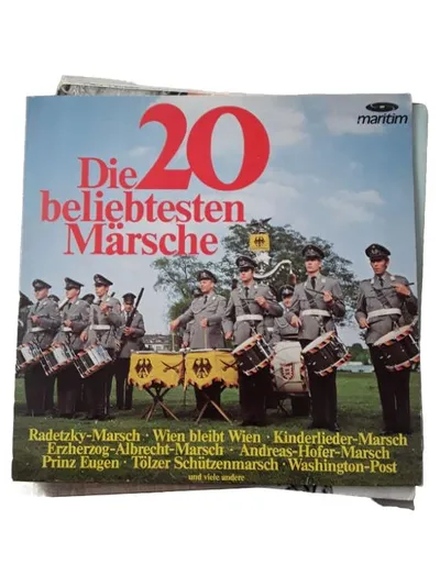 Die 20 beliebtesten Märsche Vinyl LP Maritim Diverse Künstler Blasmusik
