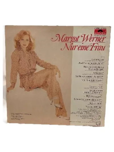 Margot Werner Nur eine Frau LP Vinyl Polydor 2371822 Schlager 70er