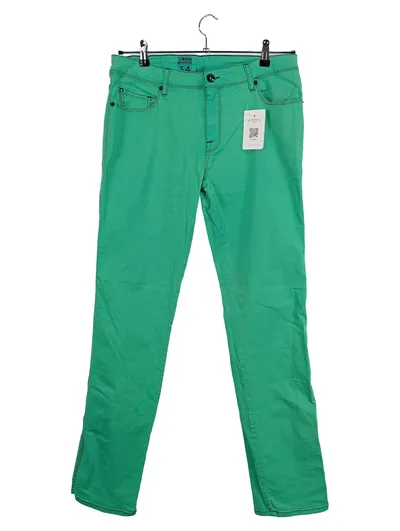 Volcom Chili Chocker Jean Damen Jeans Regular Fit Grün W34 L34 Baumwolle