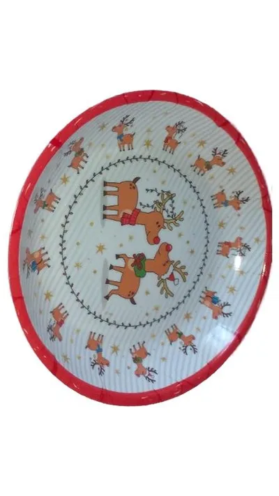 JEAN PRODUCTS Kinderteller Weihnachten Rentier Mehrfarbig Weihnachtlich