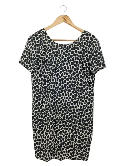 ESSENTIEL ANTWERP Freizeitkleid Damen 36/S Animal-Print Vintage Elegant