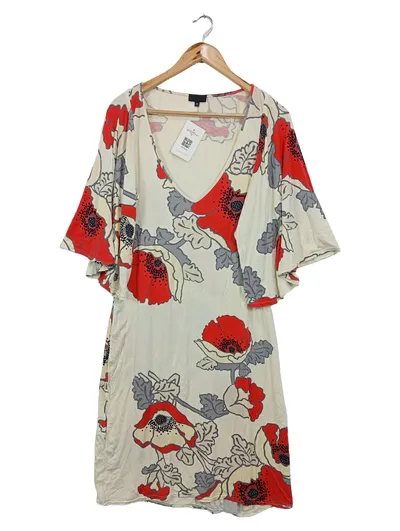 PAUL SMITH Freizeitkleid Damen 38/M Mehrfarbig Blumenmuster Bohemian Viskose