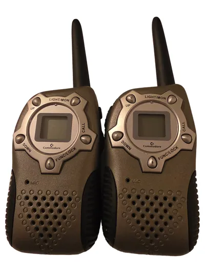 Commodore 034 253 Walkie Talkie Funkgerät Grau