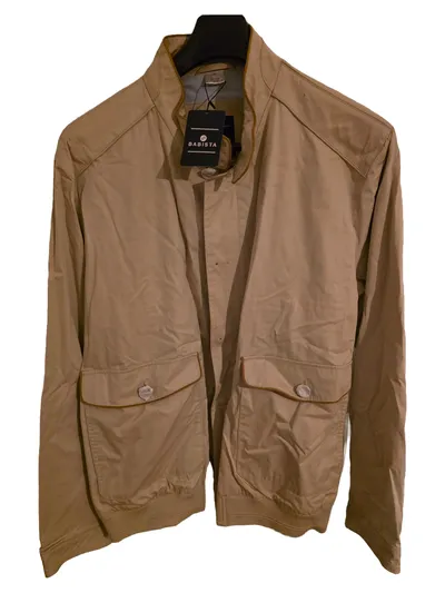 Babista Herren Leichte Jacke Gr. 60 Beige Casual Baumwolle