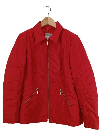 TRISET Fashion Damen Steppjacke Rot Gr. M 38 Reißverschluss Casual