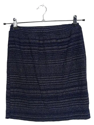 Saint Tropez Damen Minirock Glitzer Blau Metallic Gr. S 36 Elegant
