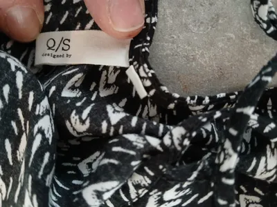 Q/S designed by Damen Maxikleid Trägerkleid Gr. 40/L Schwarz Viskose