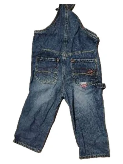 TCM Kinder Jeans Latzhose Gr. 98/104 Blau Baumwolle Racer