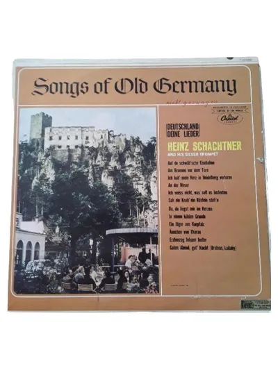 Capitol Records Heinz Schachtner Volkslieder Vinyl LP Instrumental