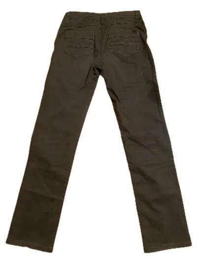 CECIL Damen Jeans Regular Fit Funky Style W28 L34 Oliv Baumwolle
