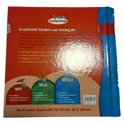 TOPP Bastelzwerge Schneiden so geht das Bastelbuch Kinder 5-6 Jahre Maxi