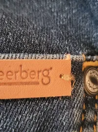 Deerberg Straight Leg Jeans Damen Blau Gr. W35/44/XXL Baumwolle Cargo 4