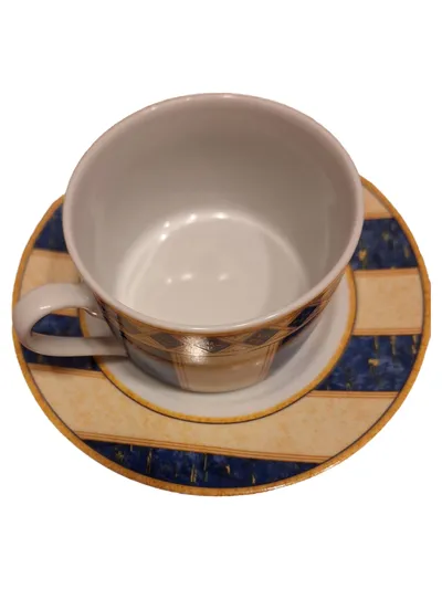Flirt by R&B Tasse Untertasse Porzellan Mehrfarbig Modern