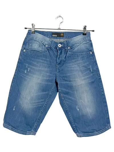 SMOG Herren Jeans Shorts W29/XS Blau Casual Denim Kurze Hose