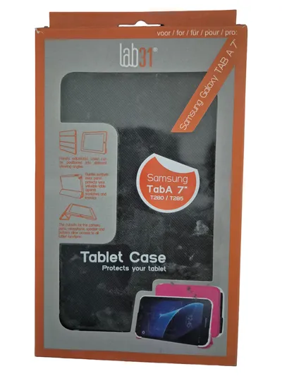 Lab31 Tablet Schutzhülle für Samsung Galaxy Tab A 7" T280/T285 Schwarz Hülle