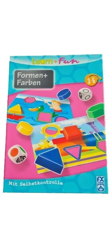 FX Schmid Learn+Fun Formen Farben Lernspiel Vorschule Kinder ab 3 J.