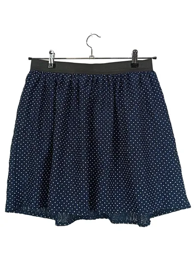 Camaïeu Damen Minirock Gr. L/42 Blau Gepunktet Spitze