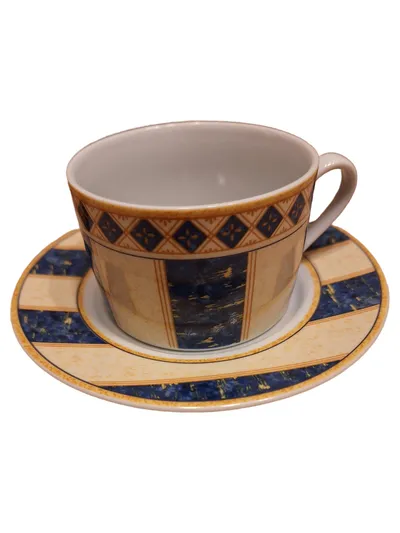 Flirt by R&B Tasse mit Untertasse Modern Porzellan Mehrfarbig 200ml