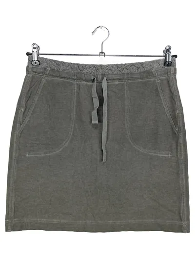 MARC CAIN Damen Jeansrock Gr. 38;M Grau Casual Baumwolle Minirock