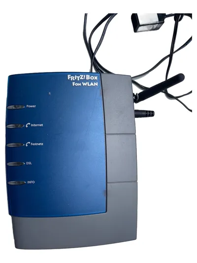 FRITZ!Box Fon WLAN Router DSL Modem Blau AVM