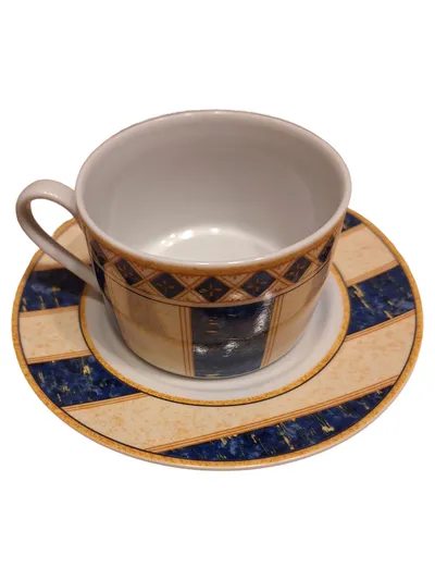 Flirt by R&B Tasse mit Untertasse Porzellan Mehrfarbig Klassisch 200ml
