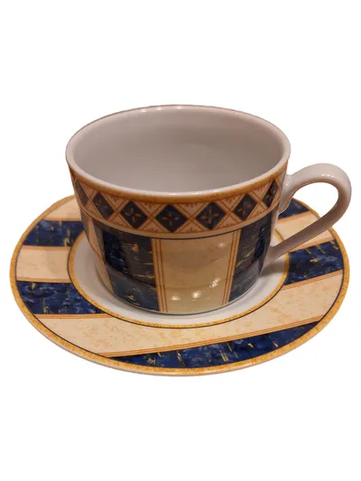 Flirt by R&B Tasse mit Untertasse Porzellan Modern Mehrfarbig HIGH LIFE 200ml