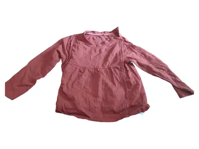 Noppies Langarmshirt Mädchen Gr. 92 Rot Baumwolle Casual