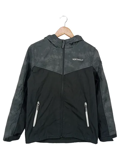 NORTHVILLE Outdoorjacke Kinder Gr. 164 Schwarz Sportlich Windproof