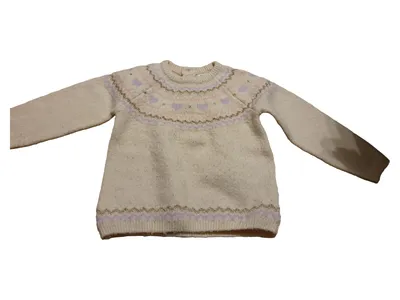 COOL CLUB Mädchen Pullover Gr. 86 Mehrfarbig Strickmuster Herbst/Winter