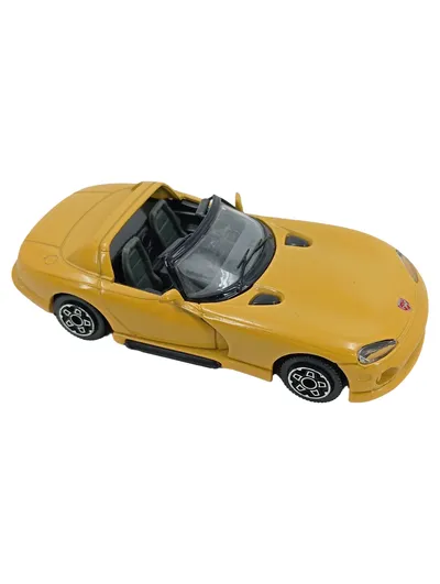 BURAGO Dodge Viper RT/10 Modellfahrzeug Gelb 10cm Metall Spielzeugauto