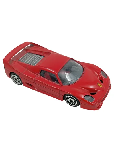 BURAGO Ferrari F50 Modellfahrzeug Rot 1:43 Sammlerauto 10cm