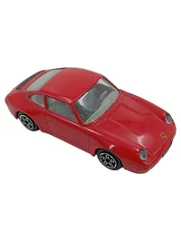BURAGO Porsche 911 Carrera Modellfahrzeug Rot 10cm Spielzeugauto 1