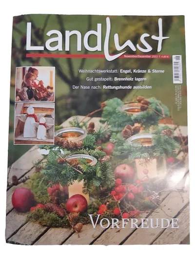 Landlust Zeitschrift Nov/Dez 2022 Weihnachten Natur Gartengestaltung Ausgabe