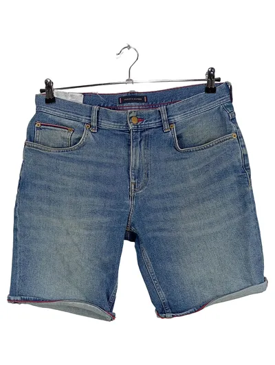 Tommy Hilfiger Herren Jeans Shorts W32 Blau Denim Bermuda Casual