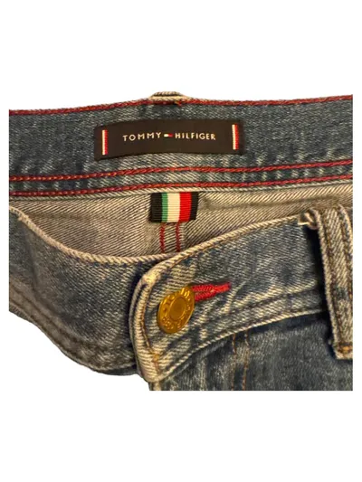 Tommy Hilfiger Herren Jeans Shorts W32 Blau Denim Bermuda Casual