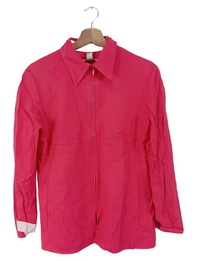 DRESSBARN Damen Leichte Jacke Gr. 36/S Rot Klassisch Elegant Leinen