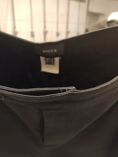 MEXX Damen Stoffhose Gr. 40 Grau Business Baumwolle Elegant